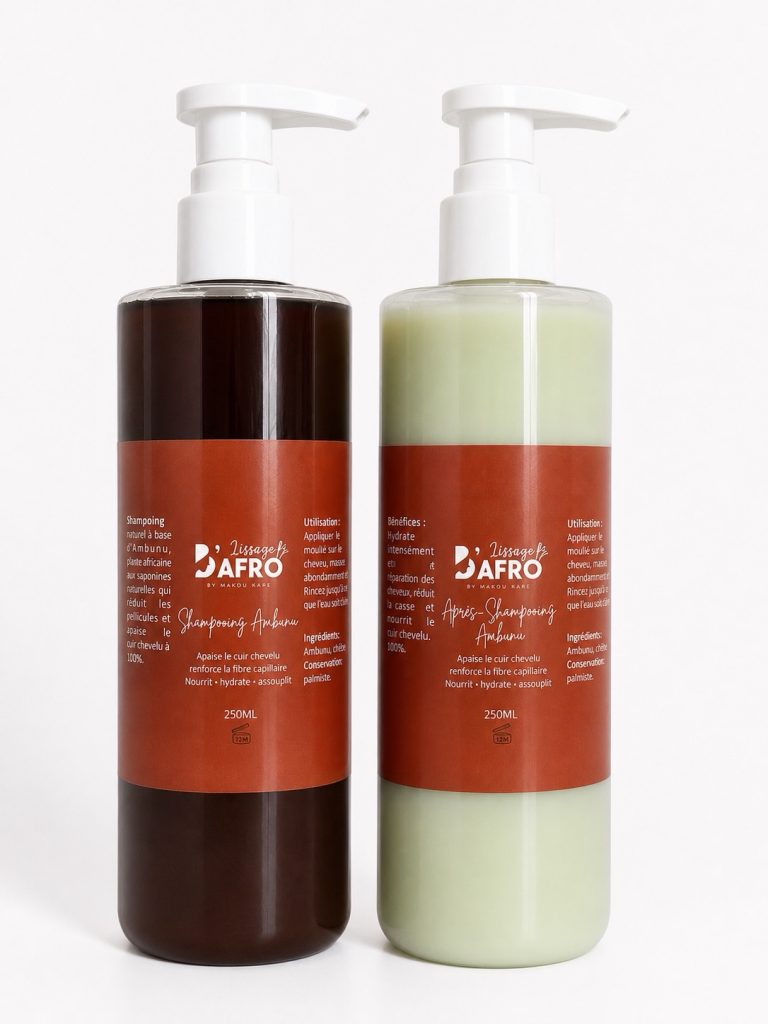 PACK AMBUNU ( shampooing + après shampooing) 250 ml
